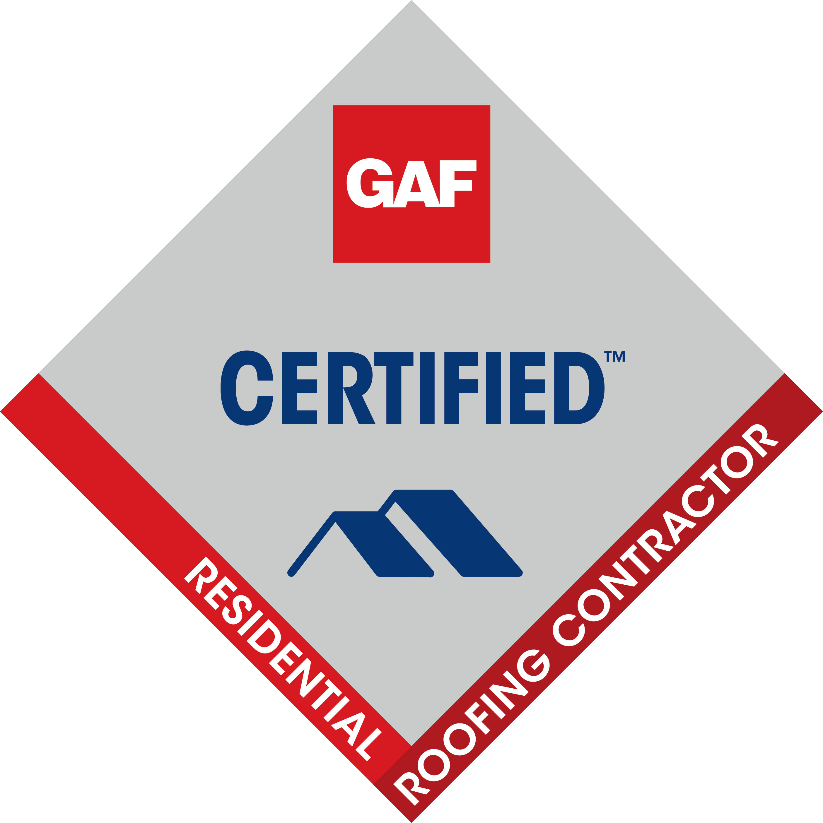 Certified GAF Residential Roofing Contractor